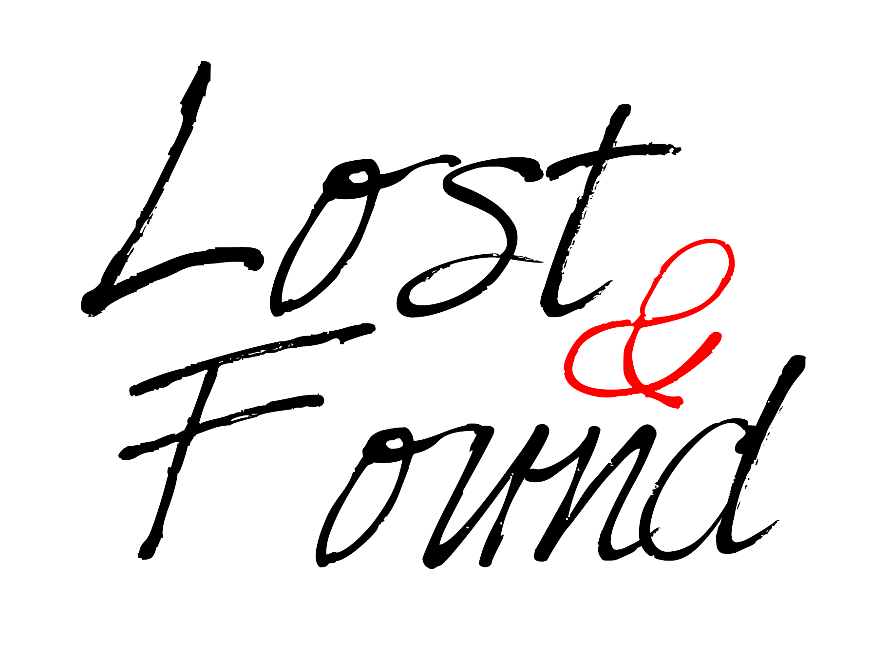 lost and found sign tpt