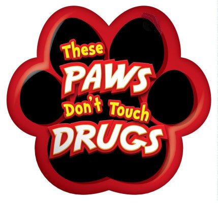 Drug Awareness Paw 