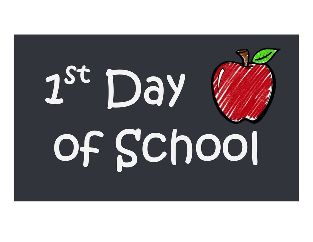 First Day of School clipart