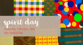 Spirit Day - Mix Match Day Thursday February 18th