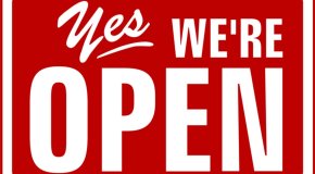 Yes, We're Open