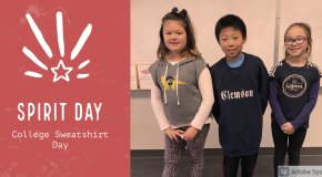 Spirit Day - College Sweatshirt Day