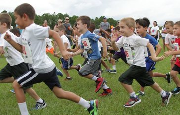 Kids running marathon 