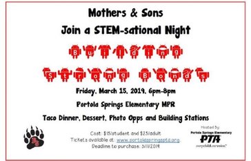 Mother Son Event Flyer