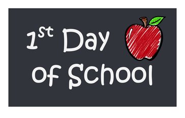 First Day of School clipart