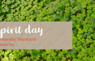 Spirit Day - Green Day Wednesday March 17th