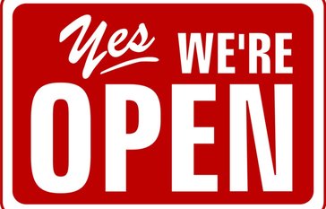 Yes, We're Open