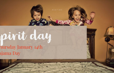 Spirit Day - Pajama Day Thursday January 14