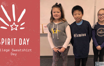Spirit Day - College Sweatshirt Day