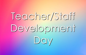 Teacher Staff Development Day