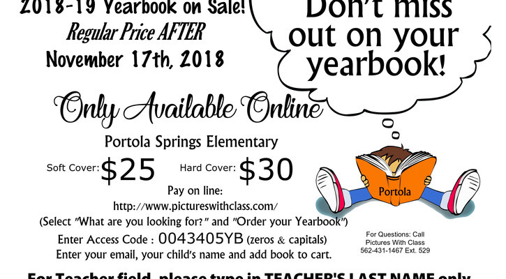 Yearbook Flyer
