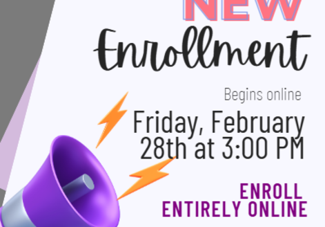 New Enrollment begins online Friday, February 28th at 3:00 PM Enroll entirely online www.iusd.org/enroll