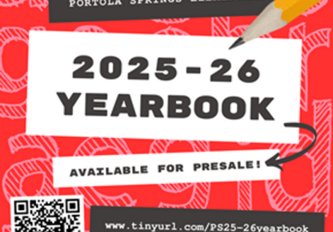 2025-2026 Yearbook Available for Presale! www.tinyurl.com/PS25-26yearbook